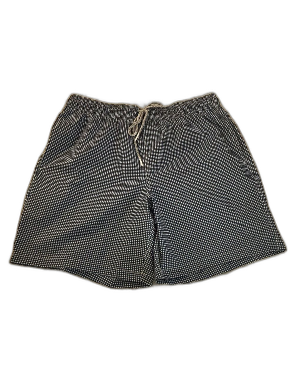 Rainforest Blue and White Check Swim Trunks size XL